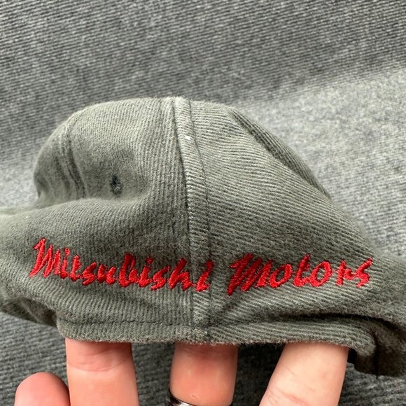 Mitsubishi Motors Hat Cap One Size Adjustable Green Black Cars Casual Streetwear - Picture 8 of 11